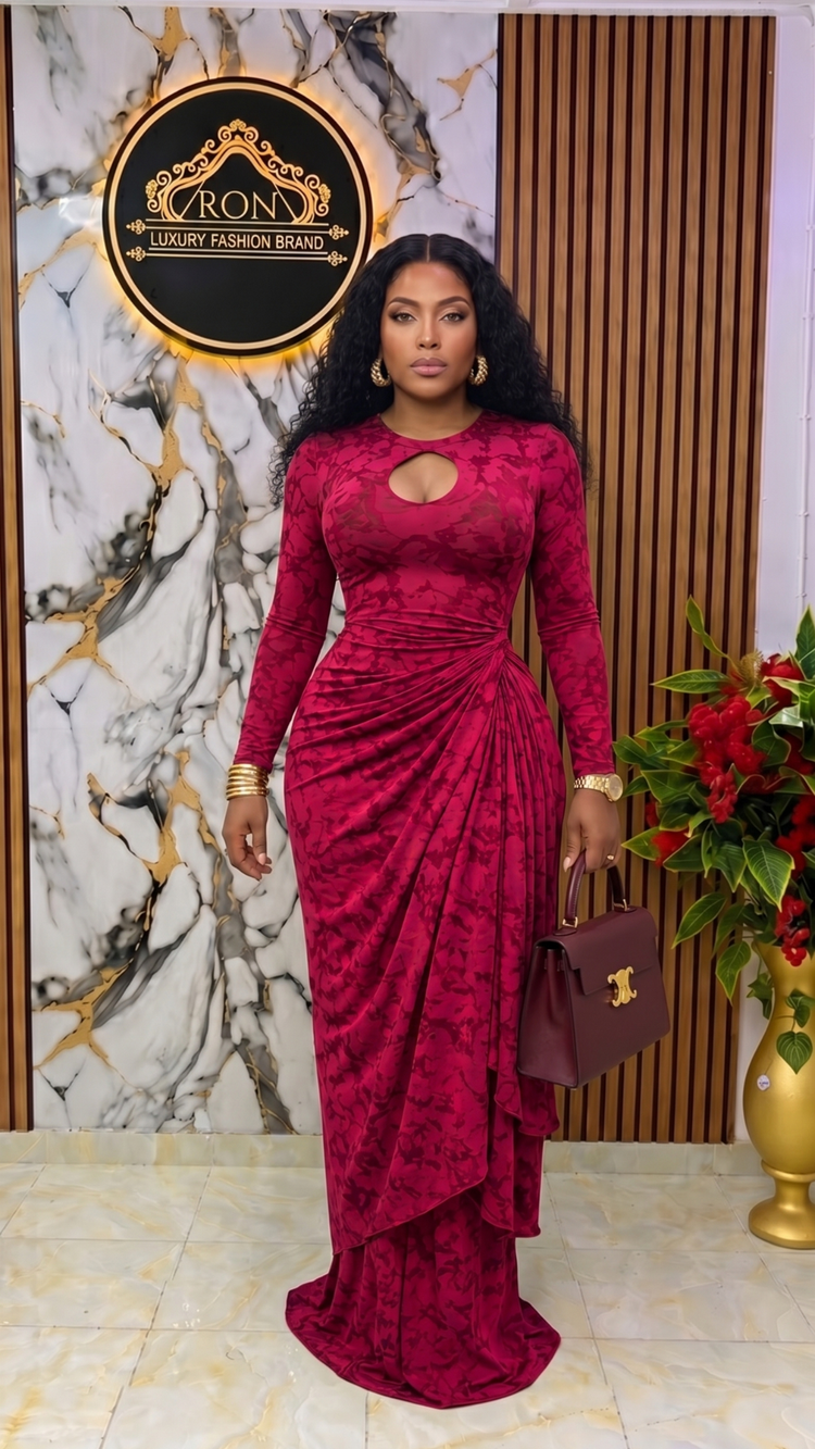RON Mesh Dress styled as a women's party outfit